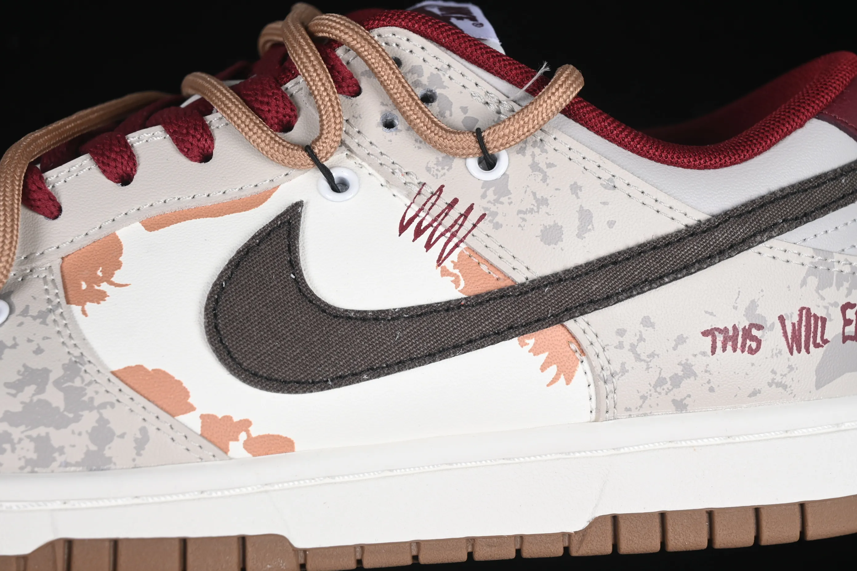 All Categories Nk SB Dunk Series Nk SB Dunk Low Low-top Sneakers Nk Dunk Low Koala Party Deserted End Retro Style Wasteland Deconstruction Old Graffiti Beige Low-top Casual Sneakers FB7160-161